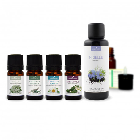 Asthme | Pack d'huiles essentielles