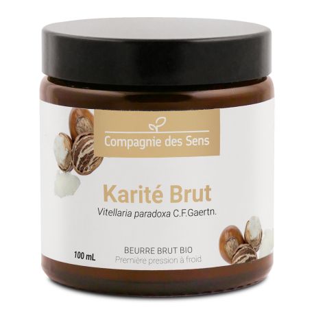Beurre de Karité brut - Beurre Végétal BIO - Pot en verre