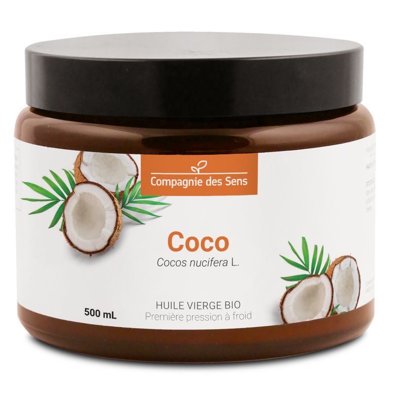 Huile de coco vierge (non filtrée) - Les Petits Pots de l'Ogooué