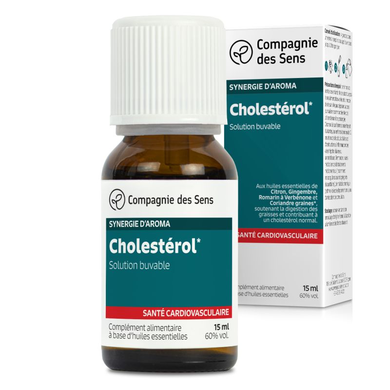 Cholestérol - Huiles essentielles en solution buvable
