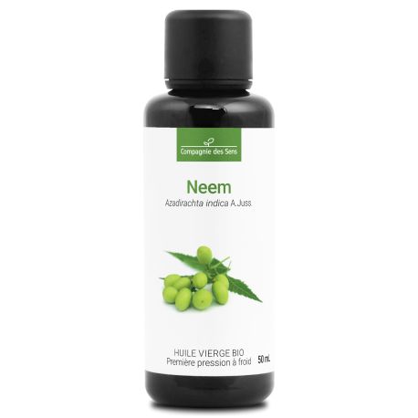 Neem - Huile Végétale Vierge BIO - Flacon en verre