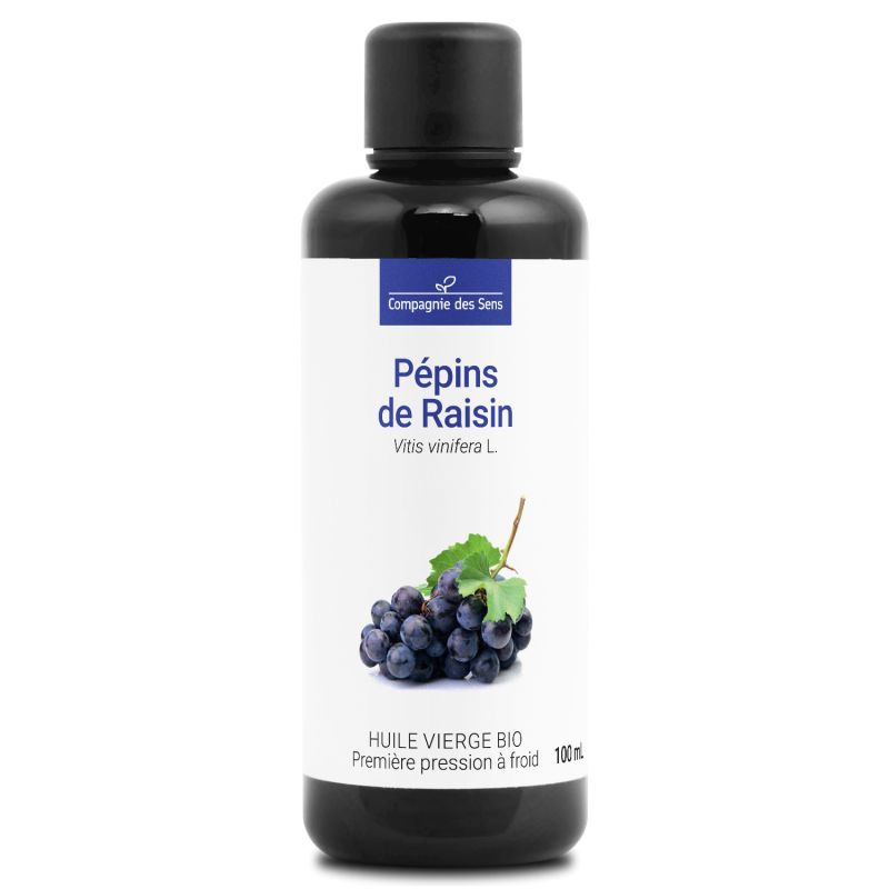 Huile végétale pépins de Raisins bio 100ml | KB Cosmétiques