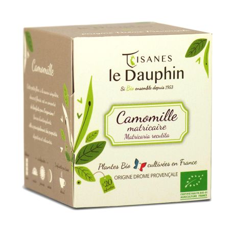 Camomille Matricaire Fleur BIO en sachets - Le Dauphin