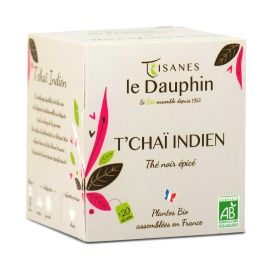 T'chaï indien thé chaï épicé bio en sachets 