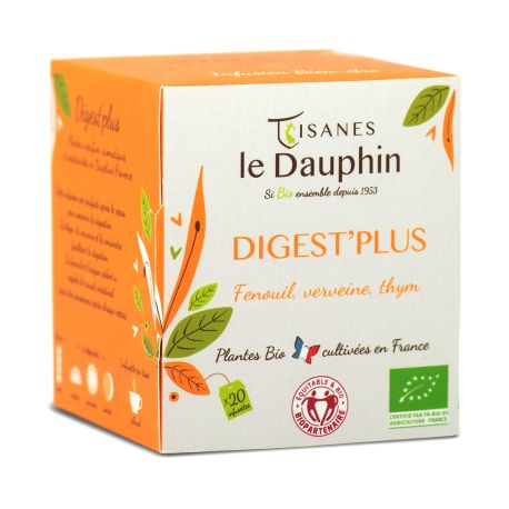 Tisane Digest'plus BIO en sachets - Le Dauphin