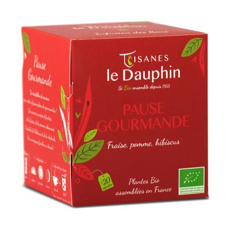 Tisane Pause Gourmande BIO en sachets - Le Dauphin
