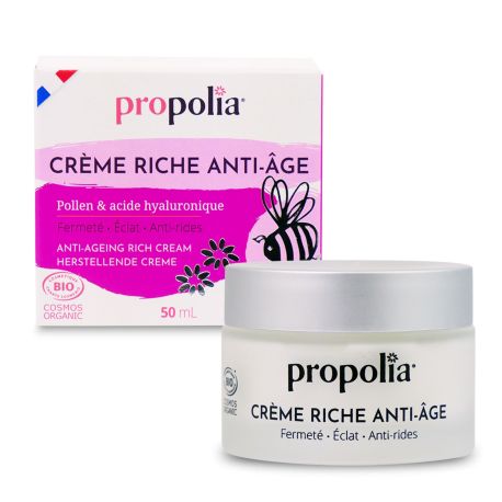 Crème Anti âge BIO à l'Acide Hyaluronique - Propolia