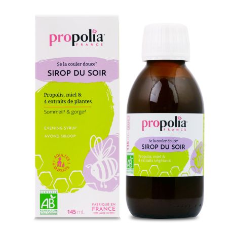 Sirop du Soir Sommeil & Gorge BIO - Propolis & Miel