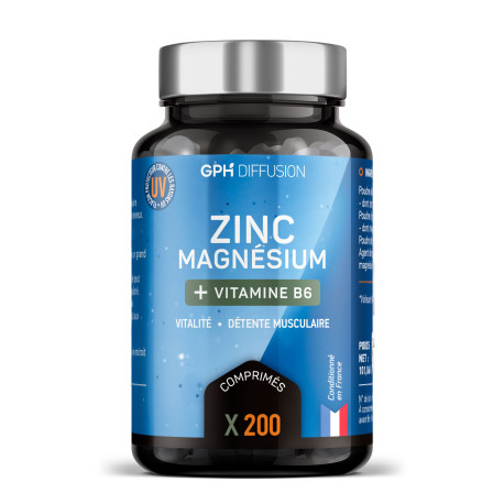 Magnésium, Zinc & Vitamine B6  - Comprimés