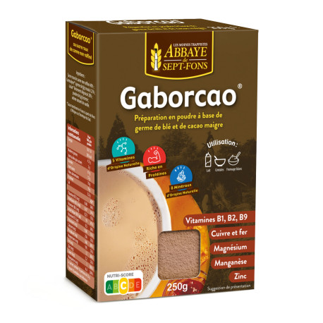 Gaborcao Petit Déjeuner (poudre) - Cacao & Germe de Blé